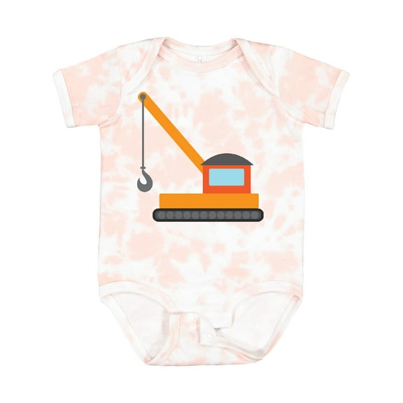 Inktastic Kids Construction Crane Boys or Girls Baby Bodysuit