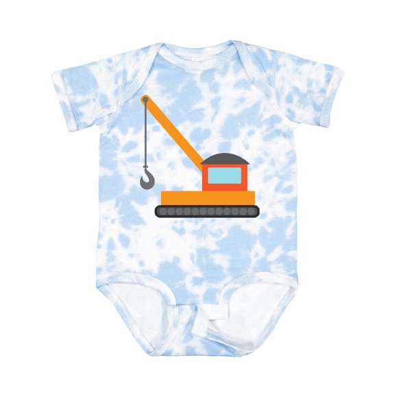 Inktastic Kids Construction Crane Boys or Girls Baby Bodysuit