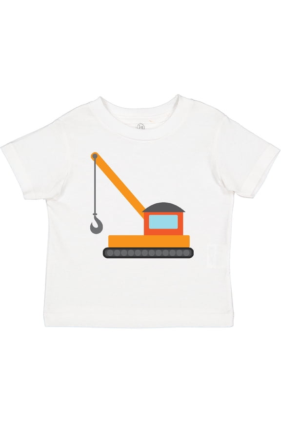 Kids Construction Crane Boys or Girls Baby T-Shirt