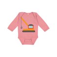 thumbnail image 1 of Inktastic Kids Construction Crane Boys or Girls Long Sleeve Baby Bodysuit, 1 of 5