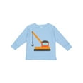 thumbnail image 1 of Inktastic Kids Construction Crane Boys or Girls Long Sleeve Toddler T-Shirt, 1 of 5