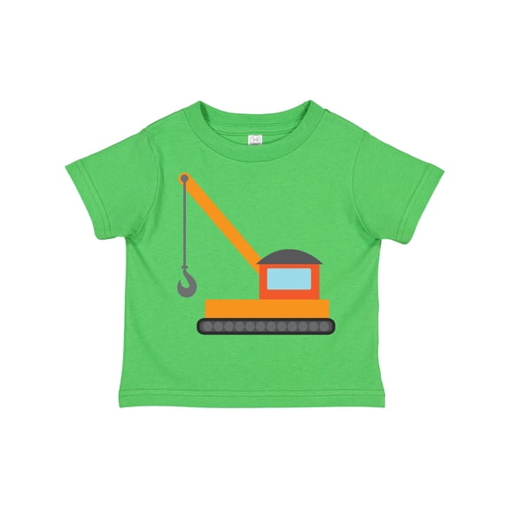 Inktastic Kids Construction Crane Boys or Girls Toddler T-Shirt