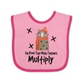 thumbnail image 1 of Inktastic Kids Proof That Math Teachers Multiply Funny Boys or Girls Baby Bib, 1 of 4