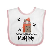 Inktastic Kids Proof That Math Teachers Multiply Funny Boys or Girls Baby Bib