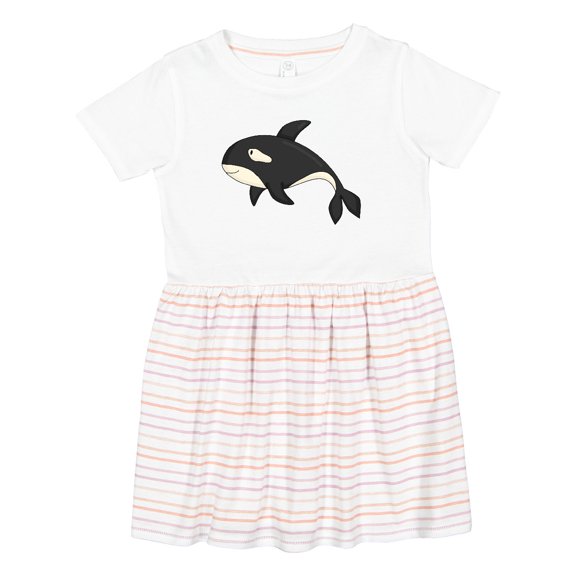 Inktastic Killer Whale Girls Toddler Dress