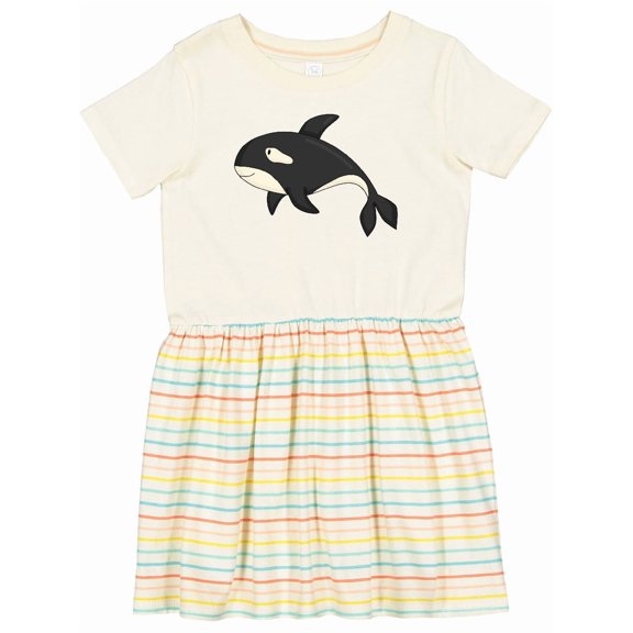Inktastic Killer Whale Girls Toddler Dress