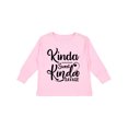 thumbnail image 1 of Inktastic Kinda Sweet, Kinda Savage Boys or Girls Long Sleeve Toddler T-Shirt, 1 of 5