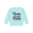 thumbnail image 1 of Inktastic Kinda Sweet, Kinda Savage Toddler Sweatshirt, 1 of 4