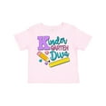 thumbnail image 1 of Inktastic Kindergarten Diva with Pencil and Ruler Girls Toddler T-Shirt, 1 of 5