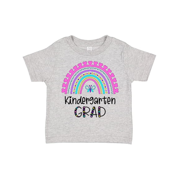 Inktastic Kindergarten Grad Graduation Rainbow Boys or Girls Toddler T-Shirt