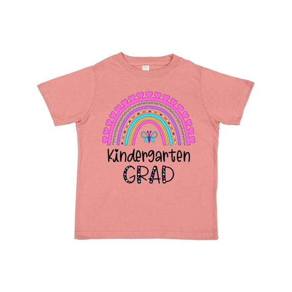 Inktastic Kindergarten Grad Graduation Rainbow Boys or Girls Toddler T-Shirt