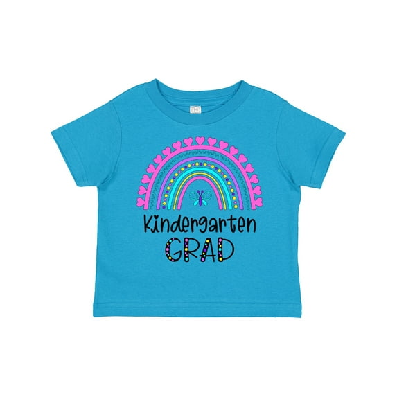 Inktastic Kindergarten Grad Graduation Rainbow Boys or Girls Toddler T-Shirt