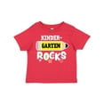 thumbnail image 1 of Inktastic Kindergarten Rocks with Pencil and Stars Boys or Girls Toddler T-Shirt, 1 of 5