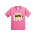 thumbnail image 1 of Inktastic Kindergarten Rocks with Pencil and Stars Youth T-Shirt, 1 of 5