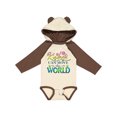thumbnail image 1 of Inktastic Kindness Can Move the World- with flowers Boys or Girls Long Sleeve Baby Bodysuit, 1 of 5