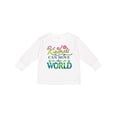 thumbnail image 1 of Inktastic Kindness Can Move the World- with flowers Boys or Girls Long Sleeve Toddler T-Shirt, 1 of 5