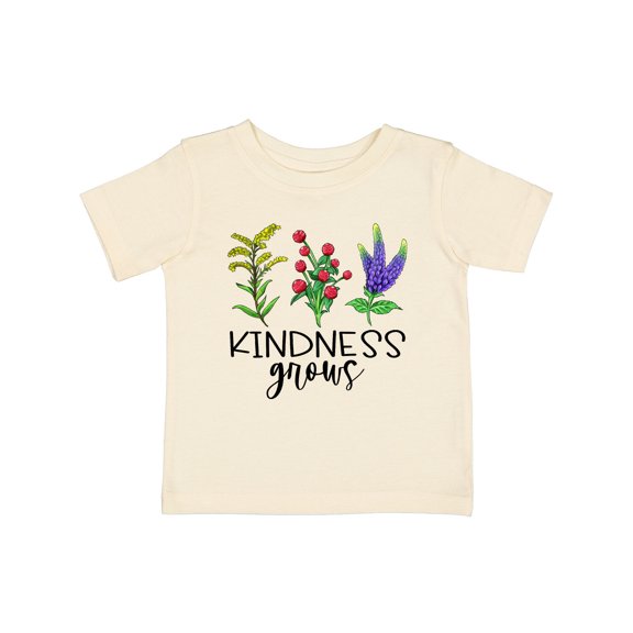 Inktastic Kindness Grows Wildflowers Boys or Girls Baby T-Shirt