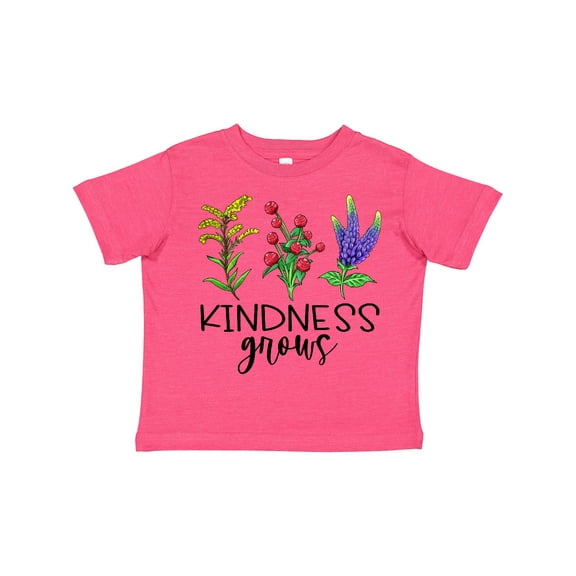 Inktastic Kindness Grows Wildflowers Boys or Girls Toddler T-Shirt