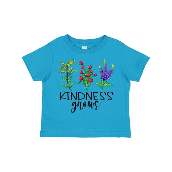 Inktastic Kindness Grows Wildflowers Boys or Girls Toddler T-Shirt