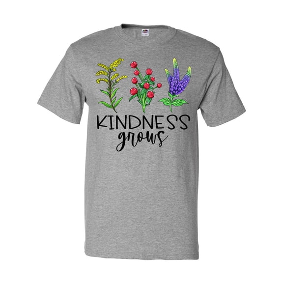 Inktastic Kindness Grows Wildflowers T-Shirt