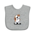 thumbnail image 1 of Inktastic KiniArt Bulldog Puppy Boys or Girls Baby Bib, 1 of 4