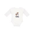 thumbnail image 1 of Inktastic KiniArt Bulldog Puppy Boys or Girls Long Sleeve Baby Bodysuit, 1 of 5
