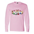 thumbnail image 1 of Inktastic Kiniart Christmas Pomeranians Long Sleeve T-Shirt, 1 of 5
