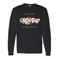 thumbnail image 1 of Inktastic Kiniart Christmas Pomeranians Long Sleeve T-Shirt, 1 of 5