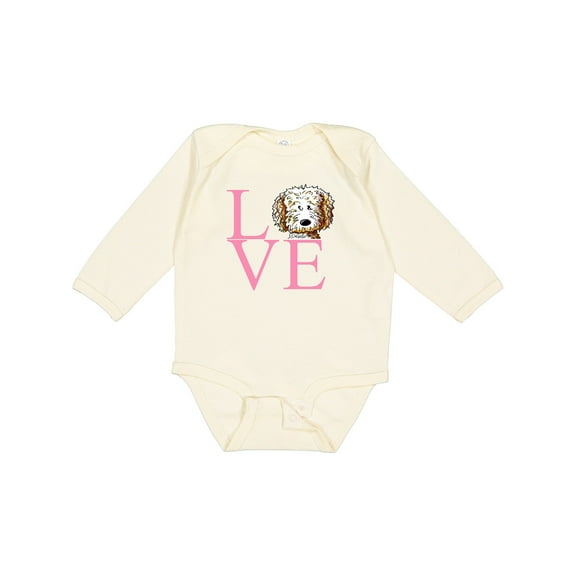 Inktastic Kiniart Doodle Love Boys or Girls Long Sleeve Baby Bodysuit