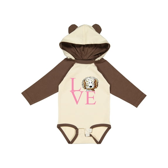 Inktastic Kiniart Doodle Love Boys or Girls Long Sleeve Baby Bodysuit