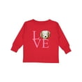 thumbnail image 1 of Inktastic KiniArt Doodle Love Boys or Girls Long Sleeve Toddler T-Shirt, 1 of 5