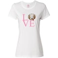 thumbnail image 1 of Inktastic KiniArt Doodle Love Women's T-Shirt, 1 of 5