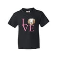 thumbnail image 1 of Inktastic KiniArt Doodle Love Youth T-Shirt, 1 of 5