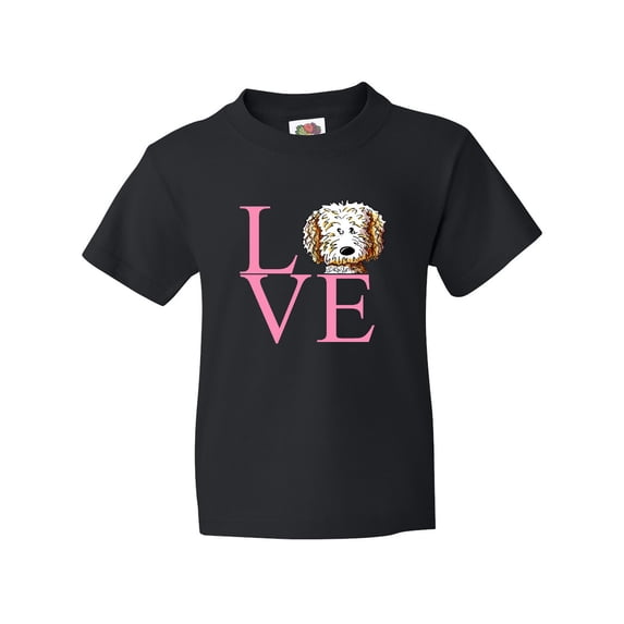 Inktastic KiniArt Doodle Love Youth T-Shirt