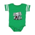 thumbnail image 1 of Inktastic KiniArt Elephant Boys or Girls Baby Bodysuit, 1 of 5