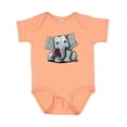 thumbnail image 1 of Inktastic KiniArt Elephant Boys or Girls Baby Bodysuit, 1 of 5