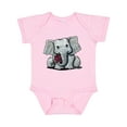 thumbnail image 1 of Inktastic KiniArt Elephant Boys or Girls Baby Bodysuit, 1 of 5