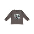thumbnail image 1 of Inktastic Kiniart Elephant Boys or Girls Long Sleeve Toddler T-Shirt, 1 of 5