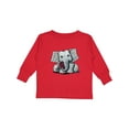 thumbnail image 1 of Inktastic Kiniart Elephant Boys or Girls Long Sleeve Toddler T-Shirt, 1 of 5