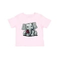 thumbnail image 1 of Inktastic Kiniart Elephant Boys or Girls Toddler T-Shirt, 1 of 5