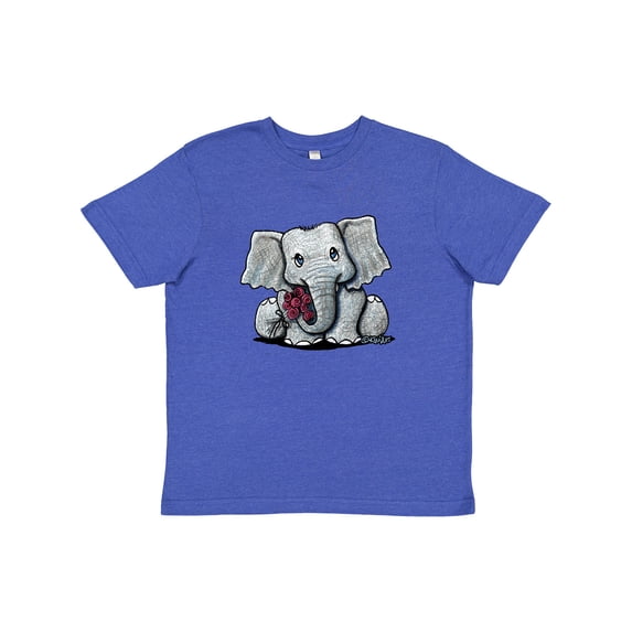 Inktastic KiniArt Elephant Youth T-Shirt