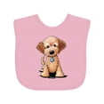 thumbnail image 1 of Inktastic Kiniart Mini Goldendoodle Boys or Girls Baby Bib, 1 of 4