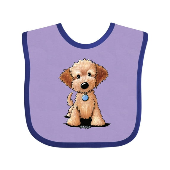 Inktastic Kiniart Mini Goldendoodle Boys or Girls Baby Bib