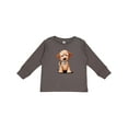 thumbnail image 1 of Inktastic KiniArt Mini Goldendoodle Boys or Girls Long Sleeve Toddler T-Shirt, 1 of 5