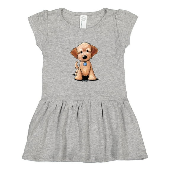 Inktastic KiniArt Mini Goldendoodle Girls Toddler Dress