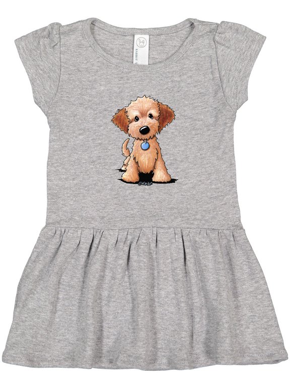 KiniArt Mini Goldendoodle Girls Toddler Dress