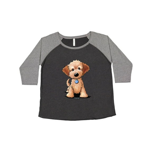Inktastic Kiniart Mini Goldendoodle Women's Plus Size T-Shirt