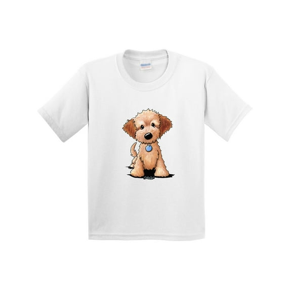 Inktastic Kiniart Mini Goldendoodle Youth T-Shirt