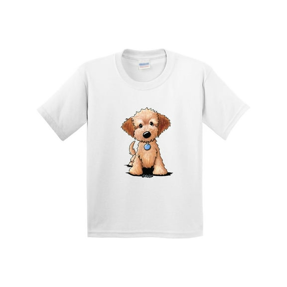 Inktastic Kiniart Mini Goldendoodle Youth T-Shirt