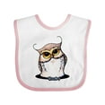 thumbnail image 1 of Inktastic KiniArt Owl Boys or Girls Baby Bib, 1 of 4